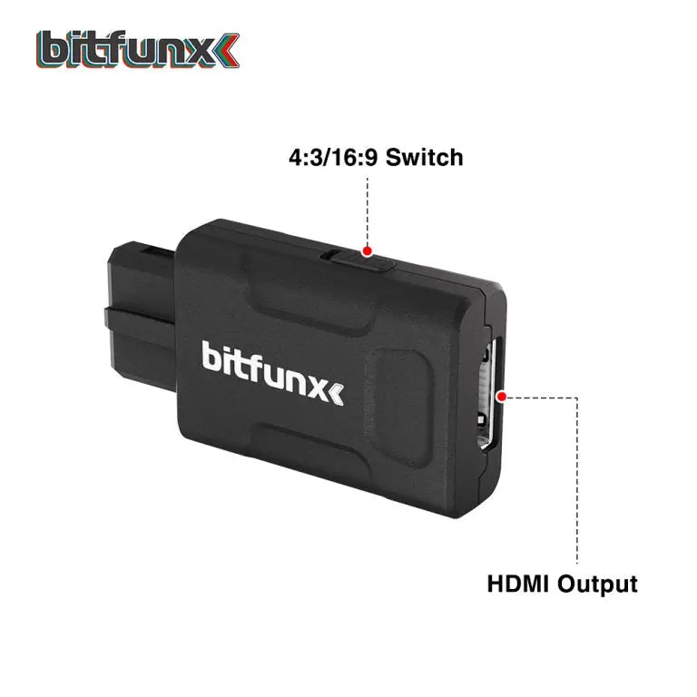 Bitfunx Mini HDMI Adapter for N64 / SNES / GameCube 